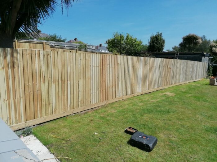 Feather Edge Fencing & Kickboard Sheds Ahead